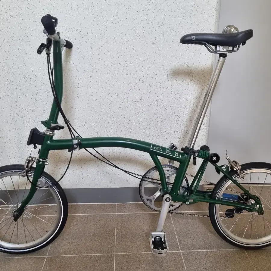 브롬톤 레이싱그린 미니벨로 자전거 팝니다