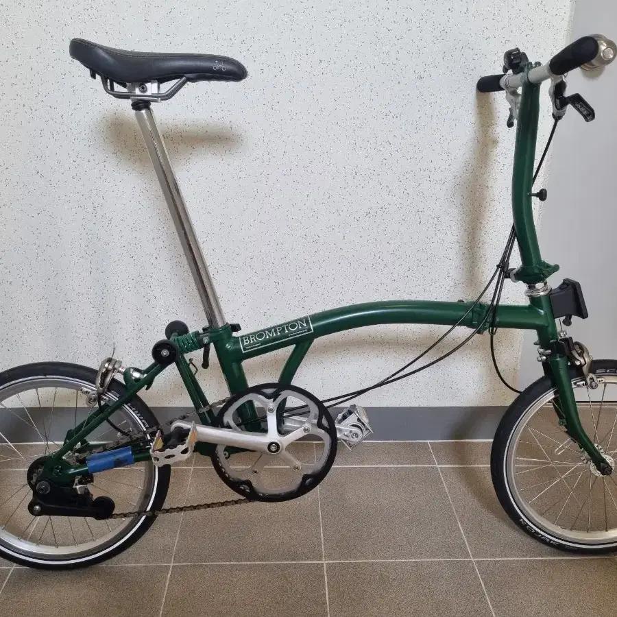 브롬톤 레이싱그린 미니벨로 자전거 팝니다